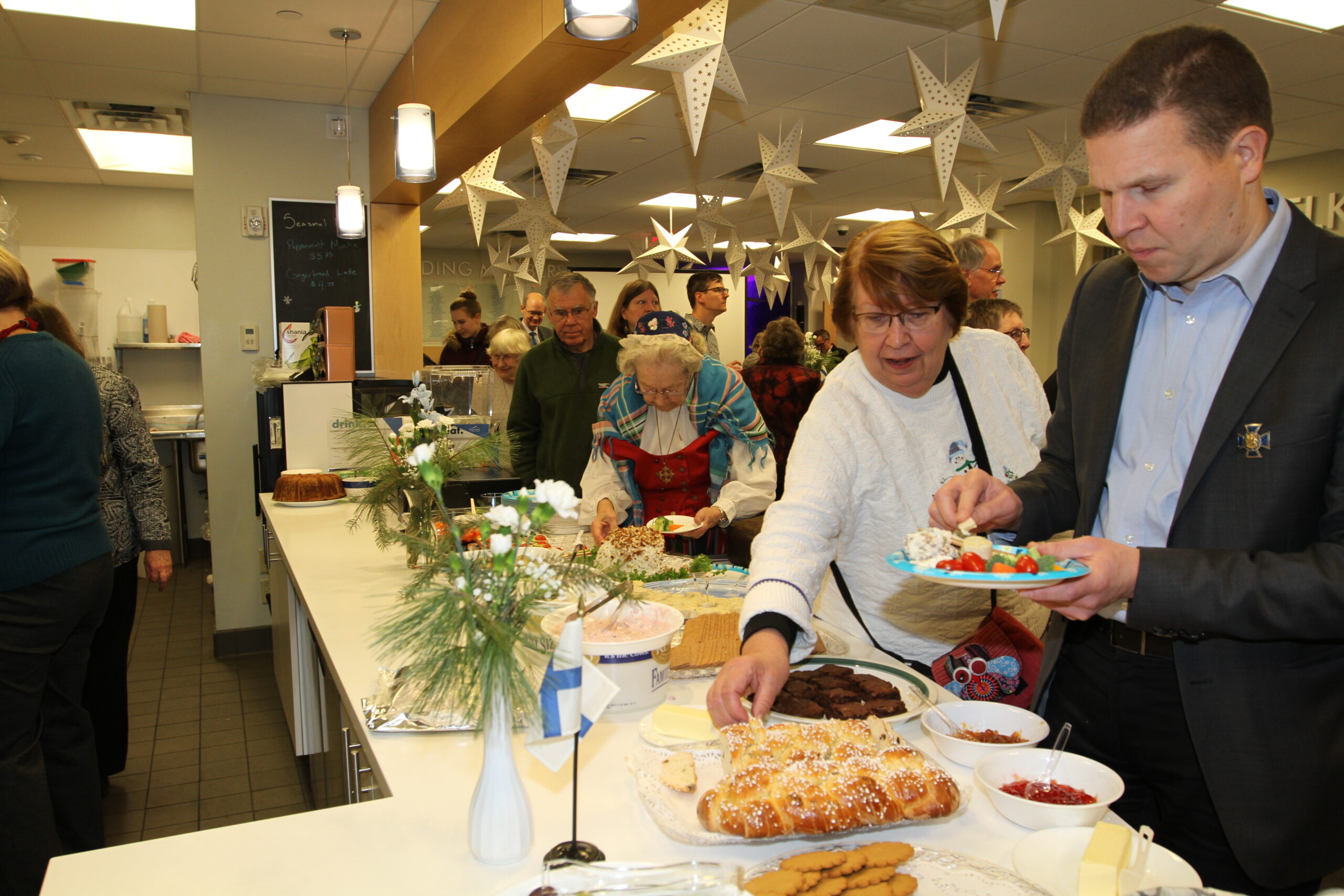 Holiday market setup